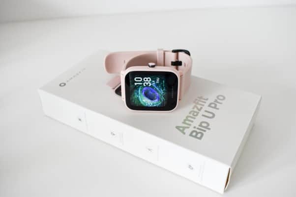 damski smartwatch Amazfit Bip U Pro z pudełkiem