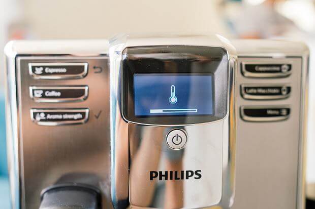 przyciski do obsługi ekspresu Philips LatteGo 5000