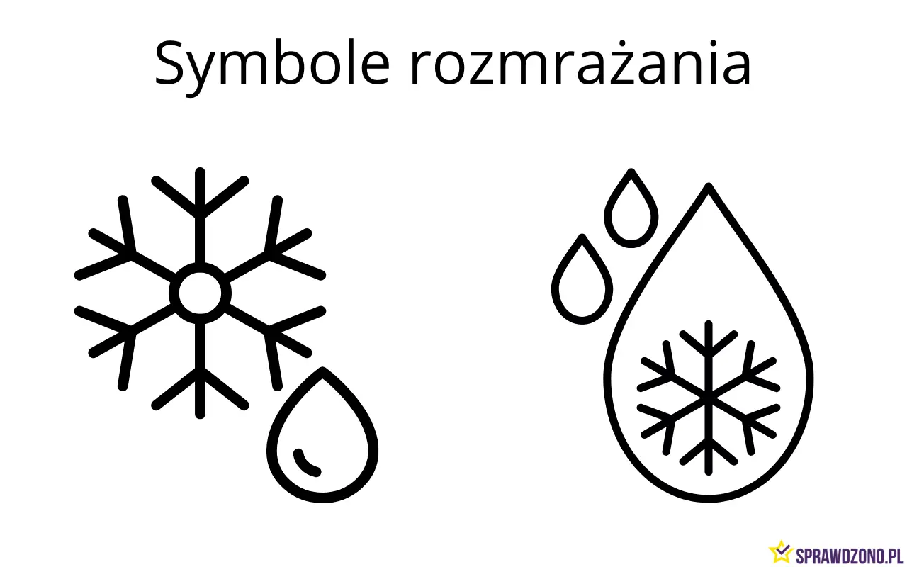 symbol rozmrażania w mikrofali - defrost