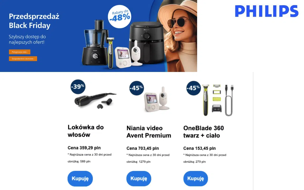 Black Friday w Philips: beauty