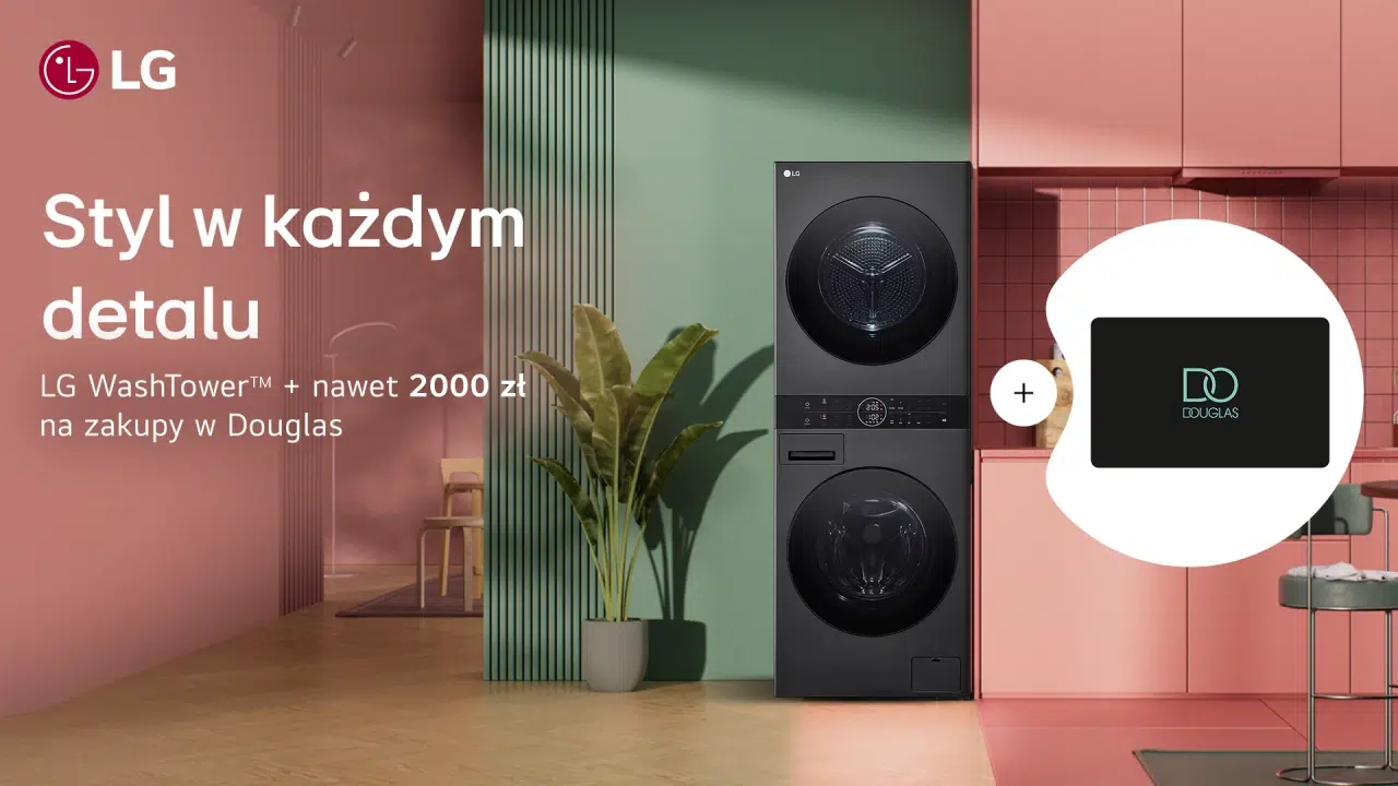 wieża pralnicza LG WashTower
