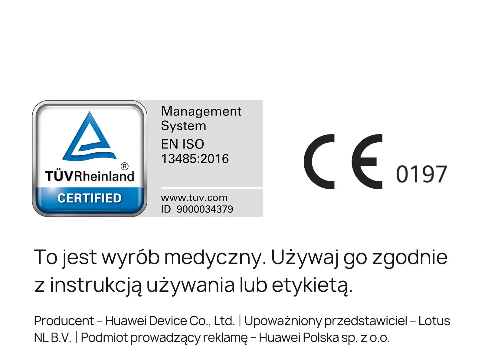 Huawei Watch D2 to wyrób medyczny