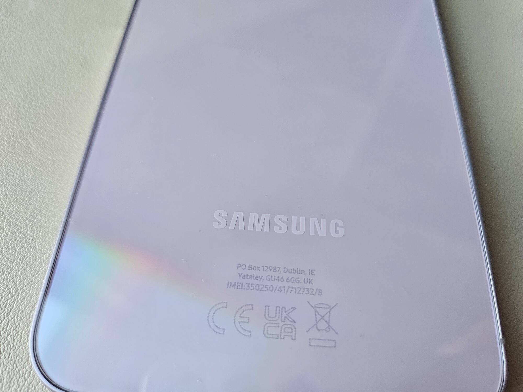 Tył telefonu Samsung Galaxy A55 - recenzja