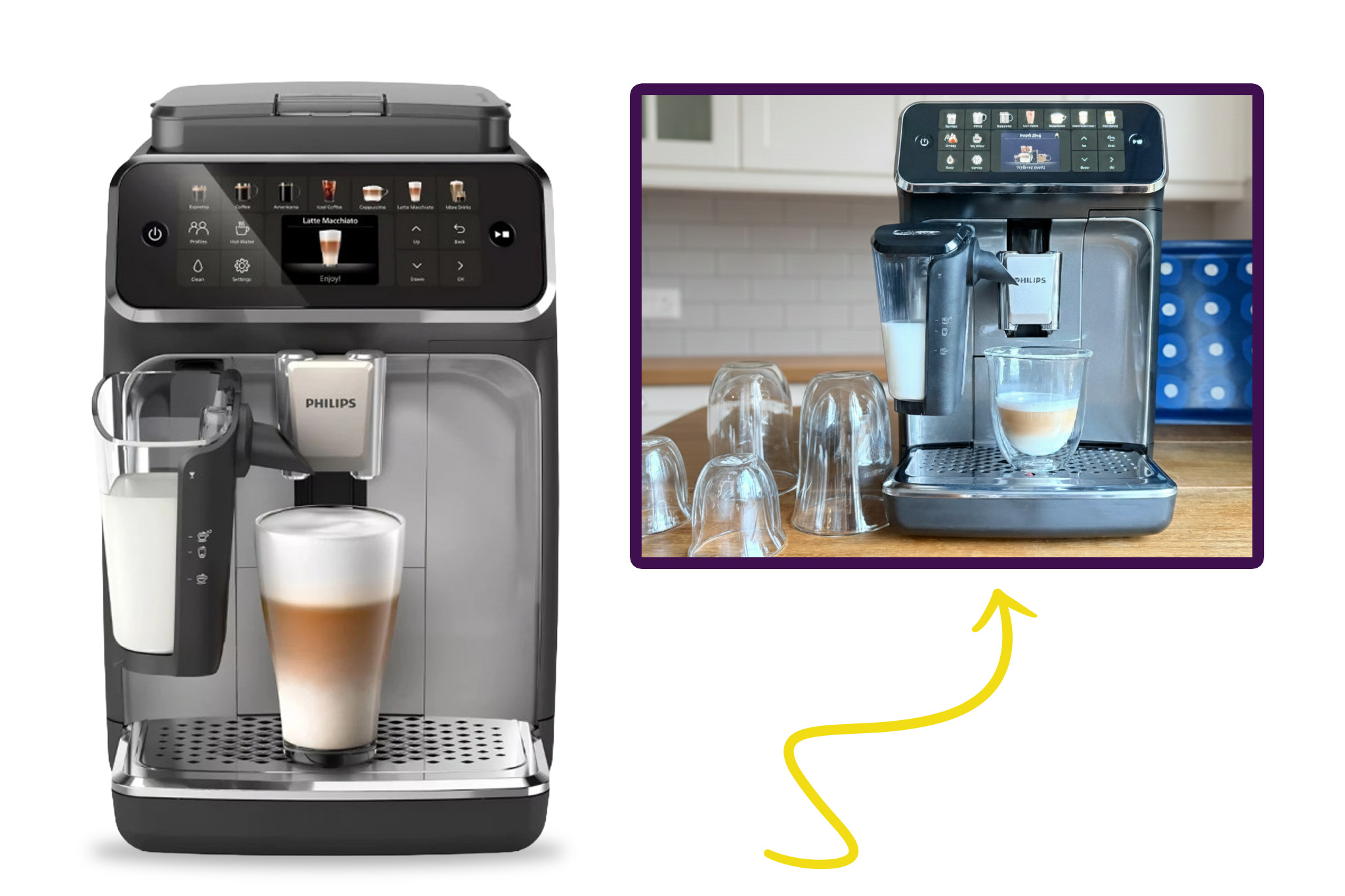 Image 2: Ekspres Philips LatteGo 4400.  zdjęcie