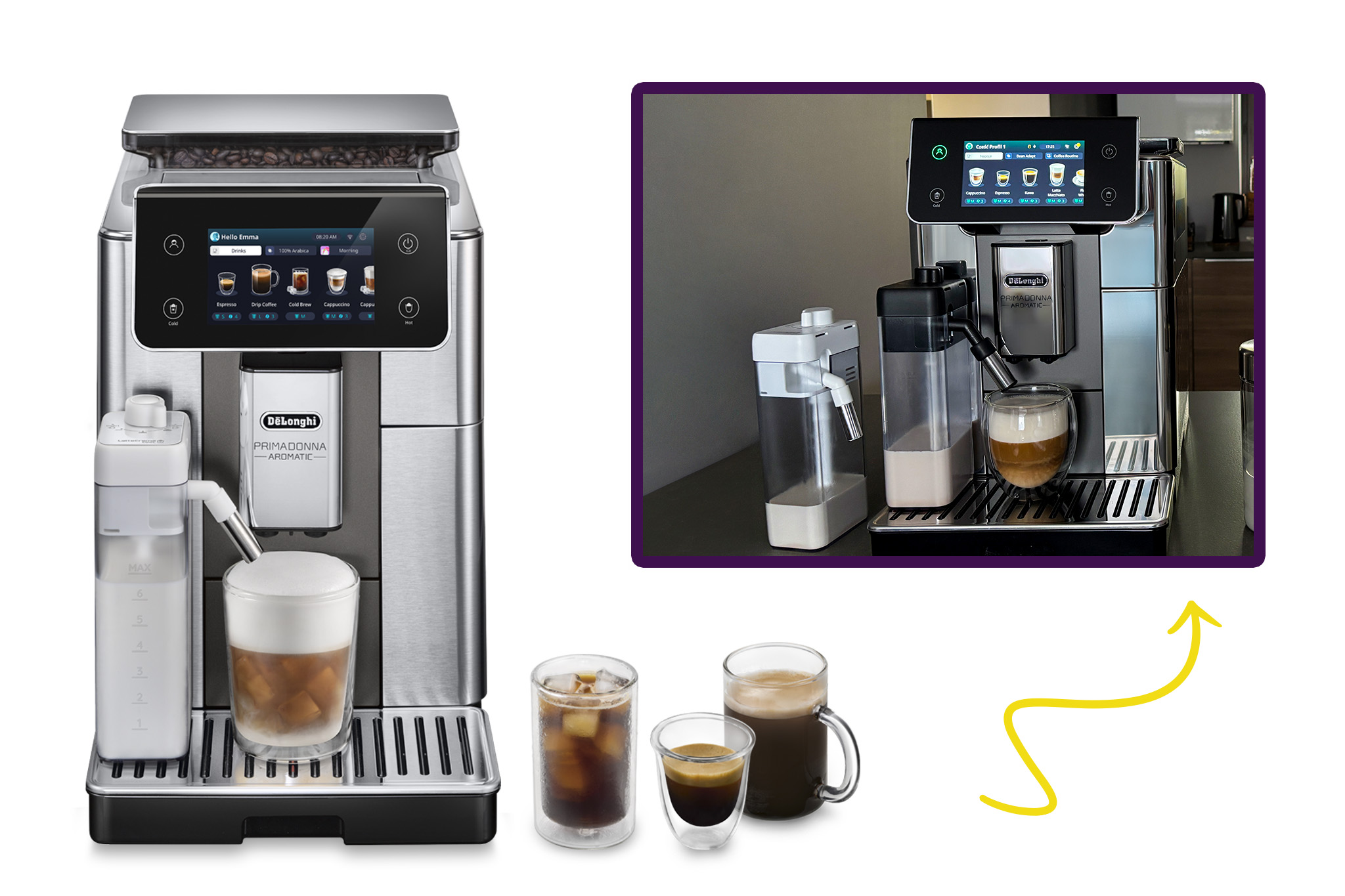 Ekspres De’Longhi PrimaDonna Aromatic. - zdjęcie
